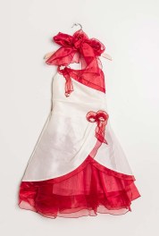 Meisjesjurk met strik